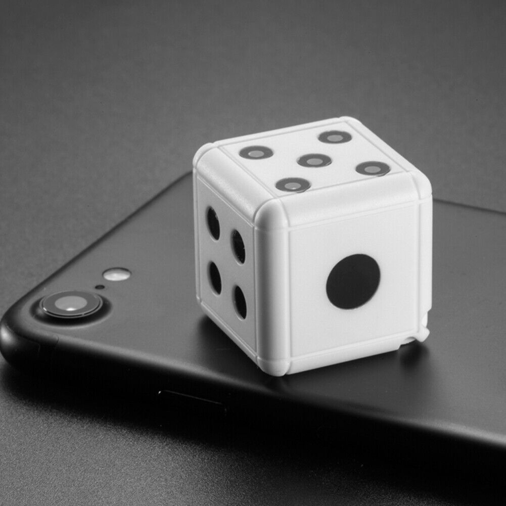 SQ16 Dice Shape Mini Camera 1080P Full HD Motion Detection Camera (White)
