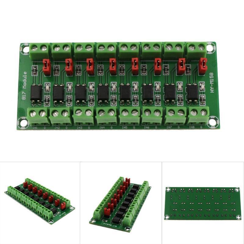 8-Channel Optocoupler Photoelectric Isolator Module Level Voltage Converter