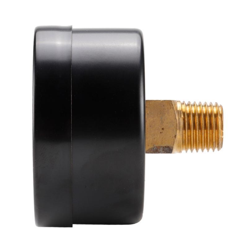 Portable Pressure Gauge 1/8-inch Thread Brass Pressure Meter Air Pressure Gauge