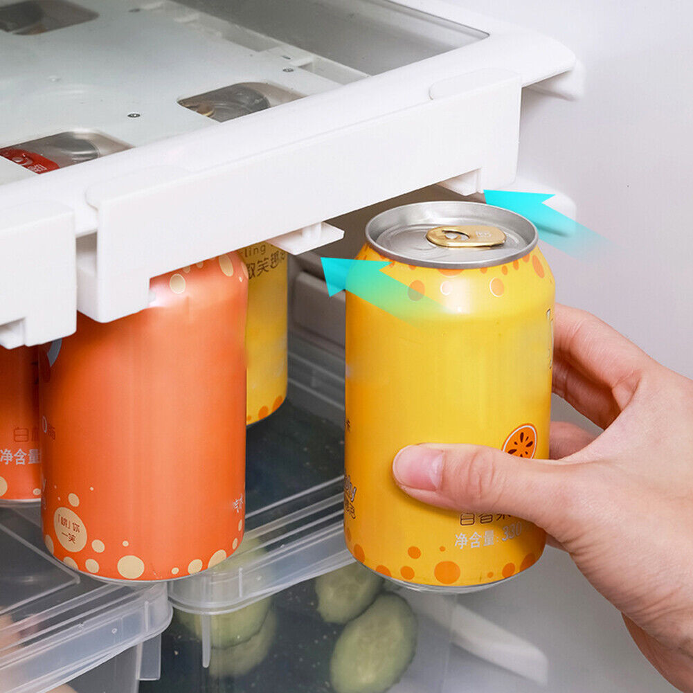 Hanging Beer Beverage Storage Rack Double Row Canned Drink Thickening Shelf