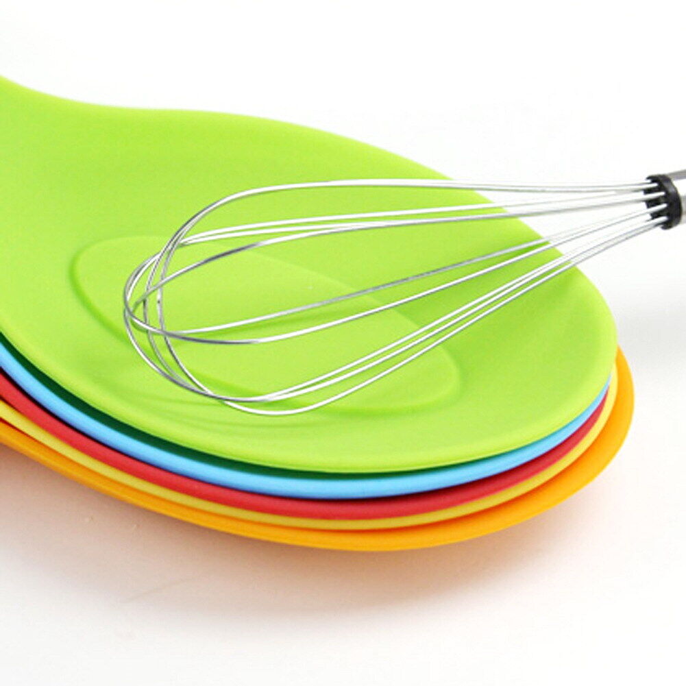 Silicone Spoon Insulation Mat Placemat Drink Glass Coaster Tray