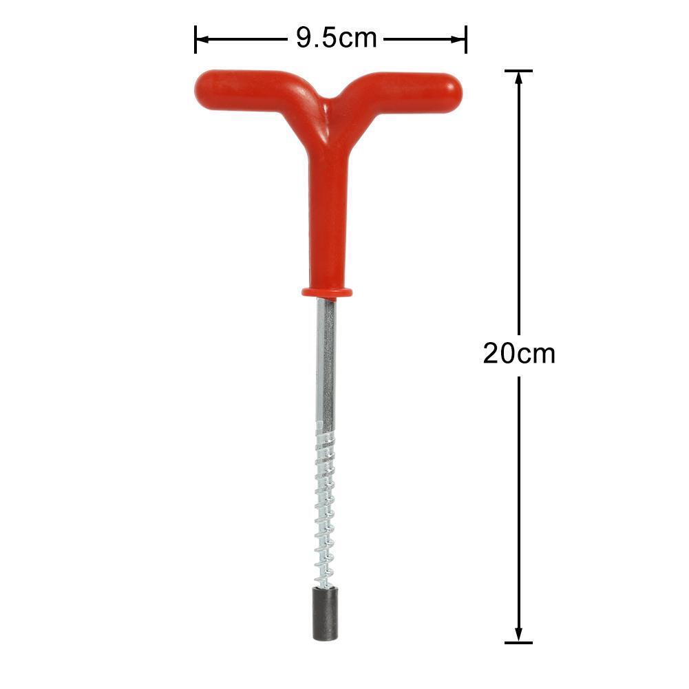 Outdoor Screw Fixed Nail Ice Auger Spiral Drill Rod Holder Fishing Tackle