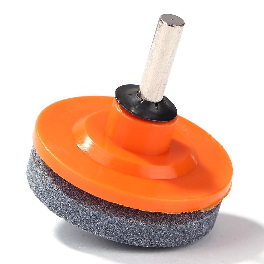 Universal Sharpening Drill Lawnmower Faster Blade Garden Sharpener (Orange)