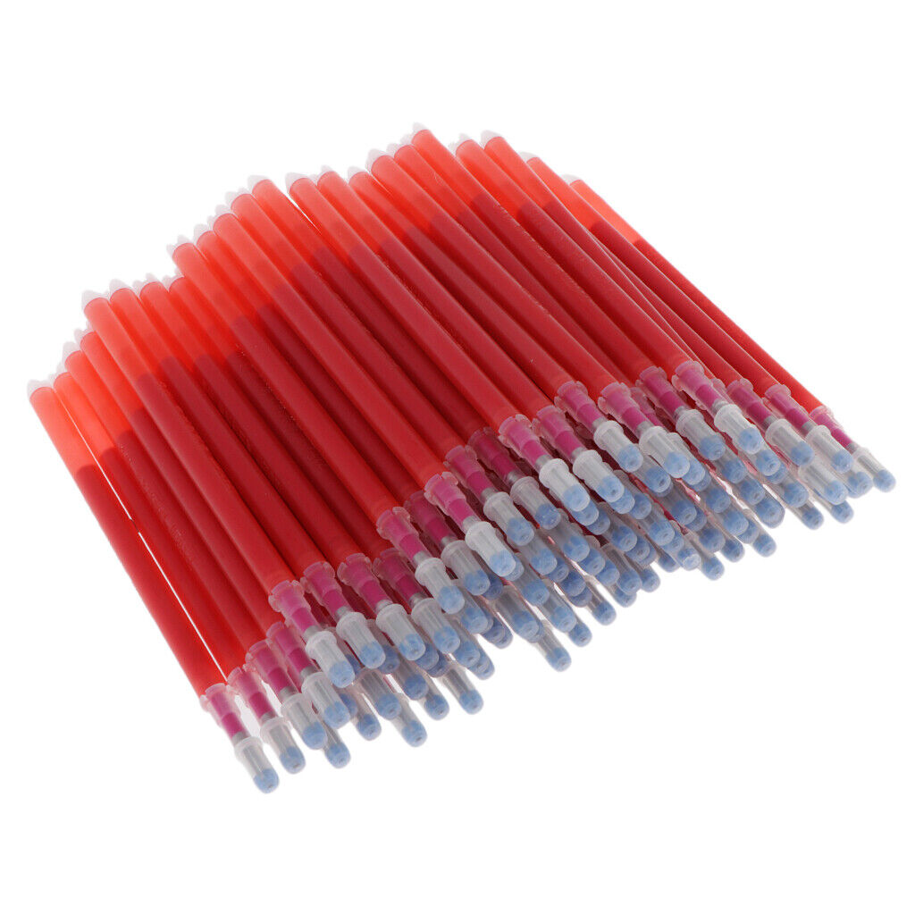 100 Pieces Heat Erasable Refill  Disappearing Pen for Fabric