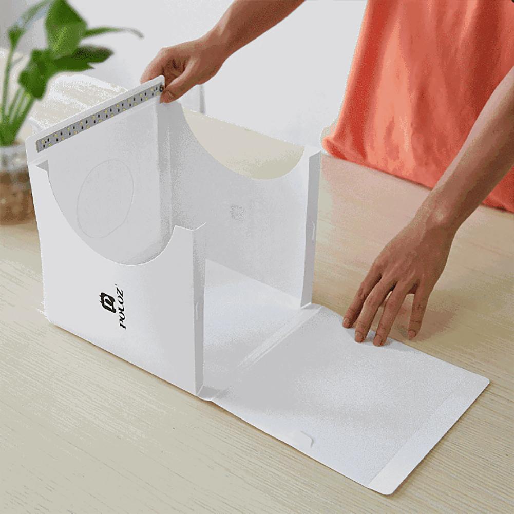 PULUZ Mini Foldable Camera Photo Studio Soft Box LED Photography Light Tent