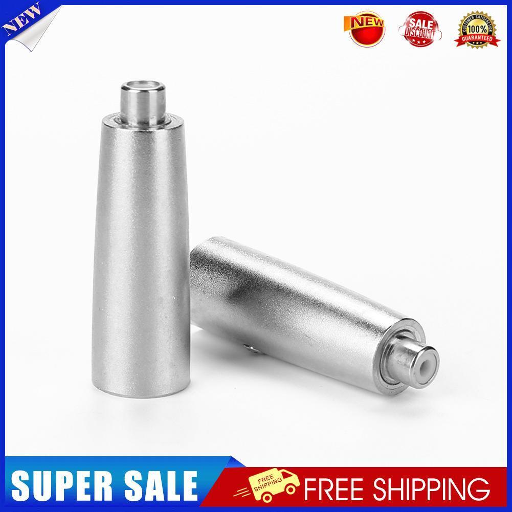 2pcs Metal XLR 3 Pin Male to RCA Female Audio Jack Adapter Plug Connector