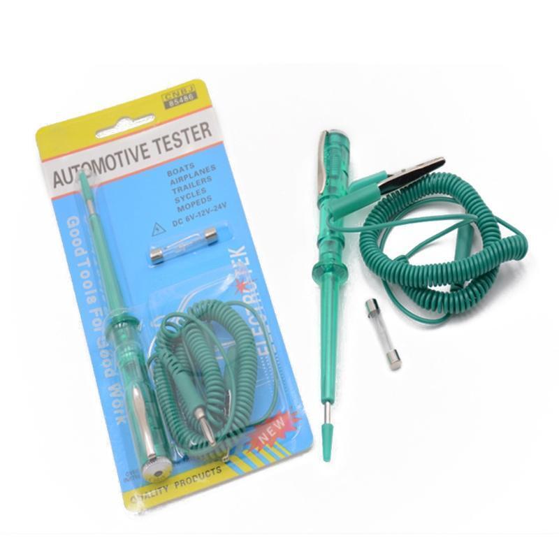 Green DC 6V-12V-24 Volts Voltage Gauge Test Pencil Detector Car Circuit Tester