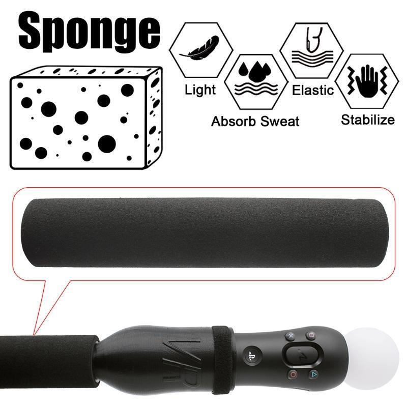 Game Sticks Handle for PSVR Headsets Sponge Cover Protective Elastic Stick