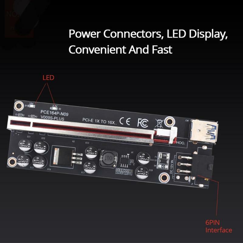 PCI-E Riser PCIE Extension Cable USB 3.0 Graphics Card Dedicated For Mining