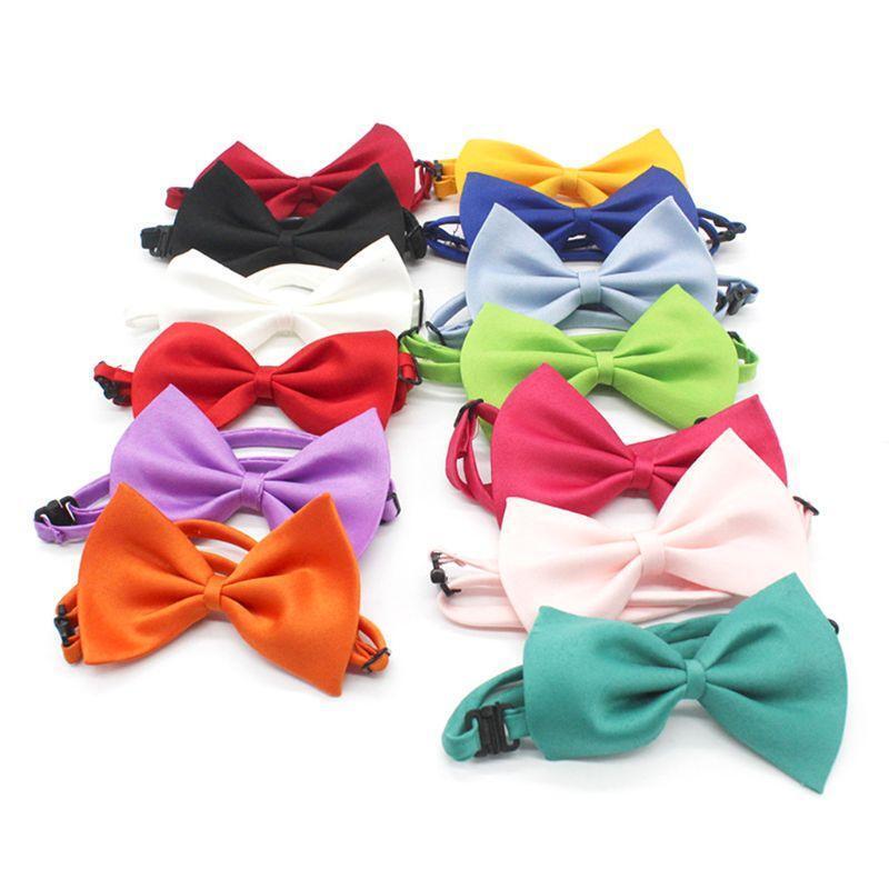 30PCS Soft Dog Bow Ties Cute Adjustable Puppy Cat Bowties Collar Pet Party Decor