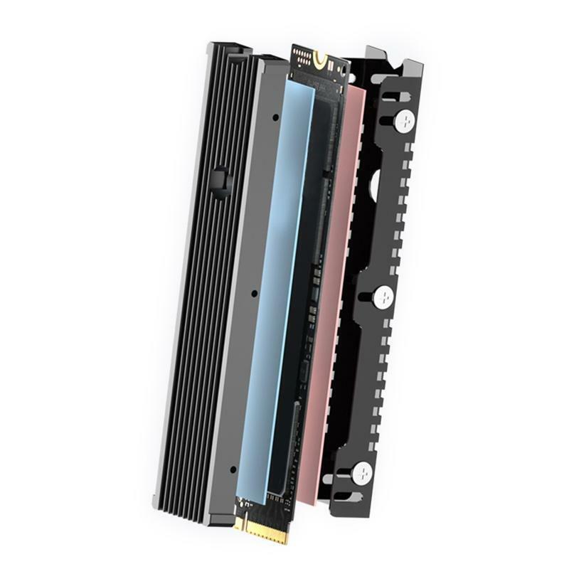 Aluminum NVME M.2 NGFF SSD Solid State Hard Drive Heat Sink Desktop Dedicated