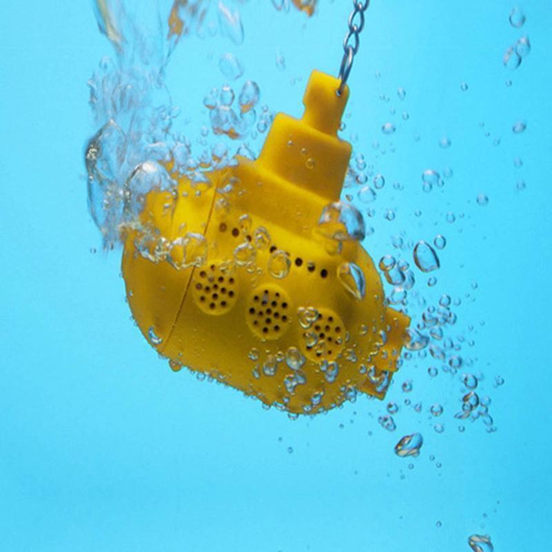 Submarine-Shape Tea Infuser Strainer Soft Silicone Tea Bag Leaf Filter Diffuser