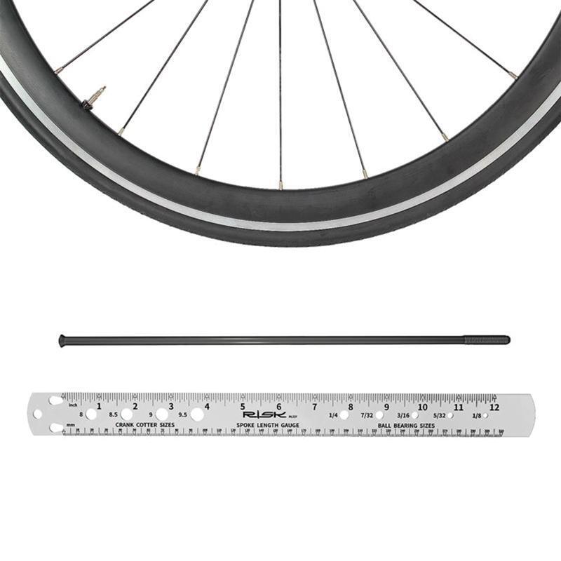 Compact Spoke Ruler Spoke Length Measurer Spoke Size Measurement Tool for Bike