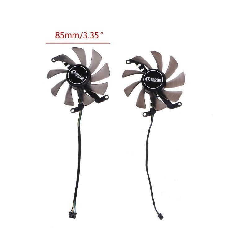 2pcs CFM10012H12SPA 85mm For GALAXY GTX1660 Super 1660ti RTX2060 Graphics Card