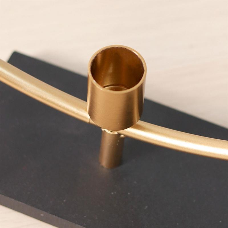 Metal Circular Geometric Wall Candle Holder for Tea Lights Living Room Bedroom