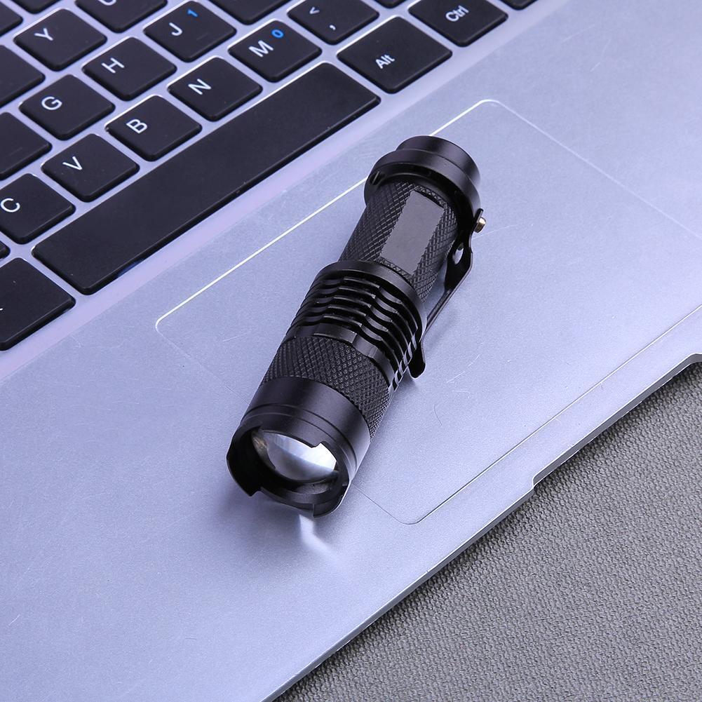 1500LM Portable Mini LED Outdoor Flashlight Torch Pocket Zoomable Light