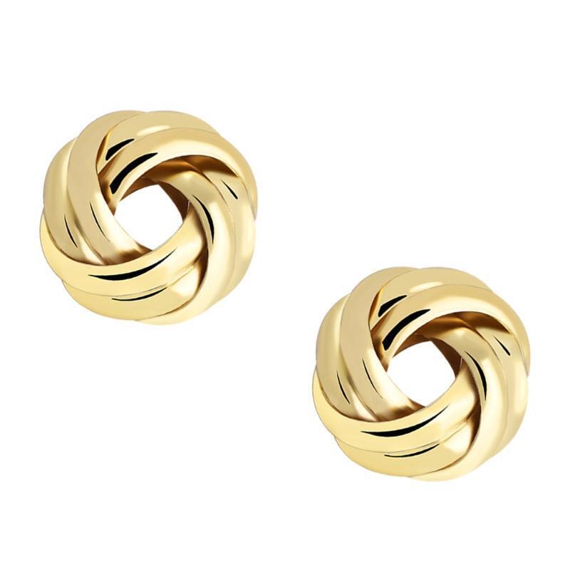 Personality Thick Love Knot Earrings Stud for Wedding Holiday New Year Birthday