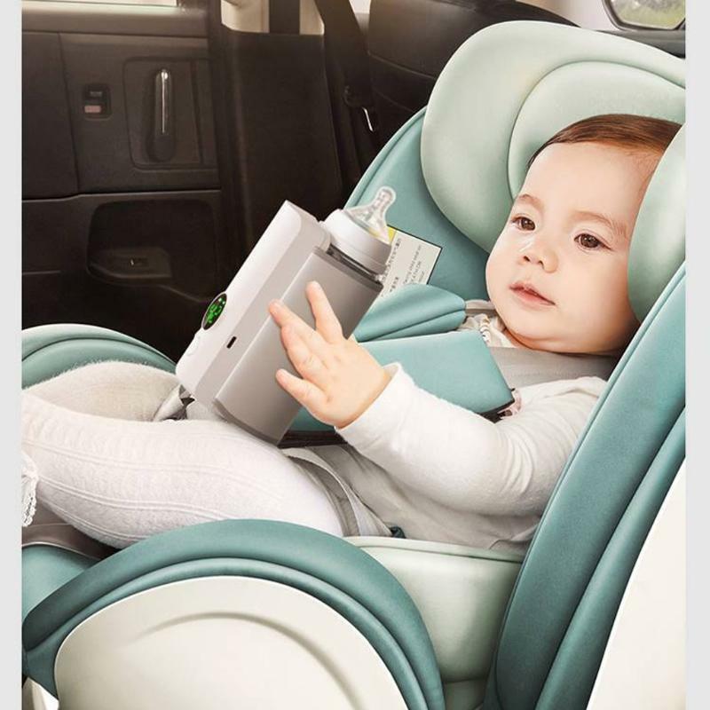 37-55°C 6000mAh Travel Portable Baby Bottle Warmer USB Heater with LED Display