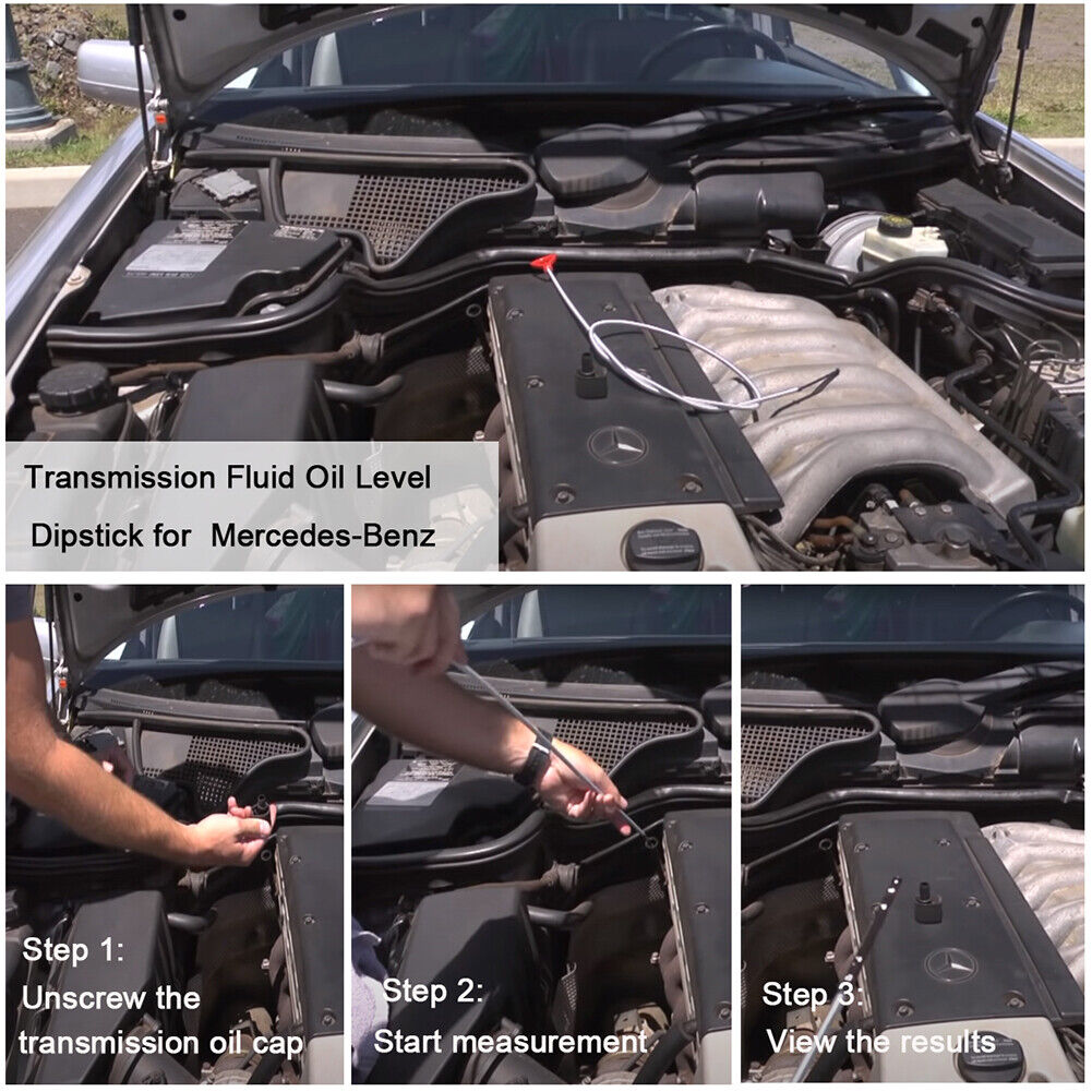 For Mercedes Benz Transmission Fluid Dipstick 722.6 722.7 722.8 (1220mm)