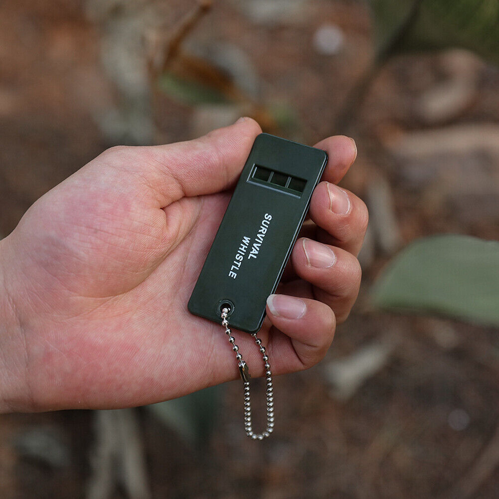 10pcs Outdoor Survival Whistle Multi Audio High Triple Frequency Whistle
