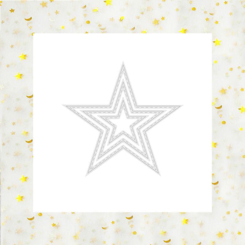 Basic Stars Cutting Dies Carbon Steel Metal Cutting Dies Scrapbooking Decorative