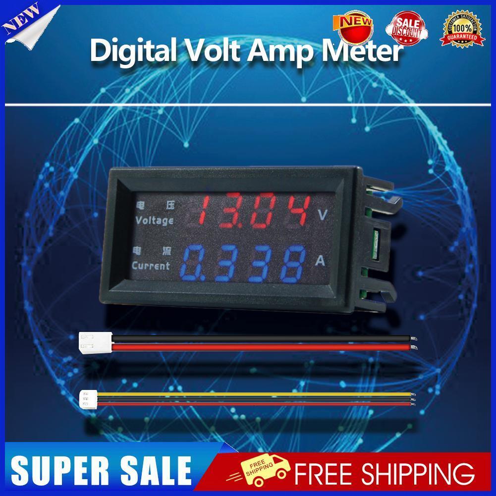 M4430 Digital Voltmeter Ammeter 0.28 inch LED Display Volt Amp Meter (200V)