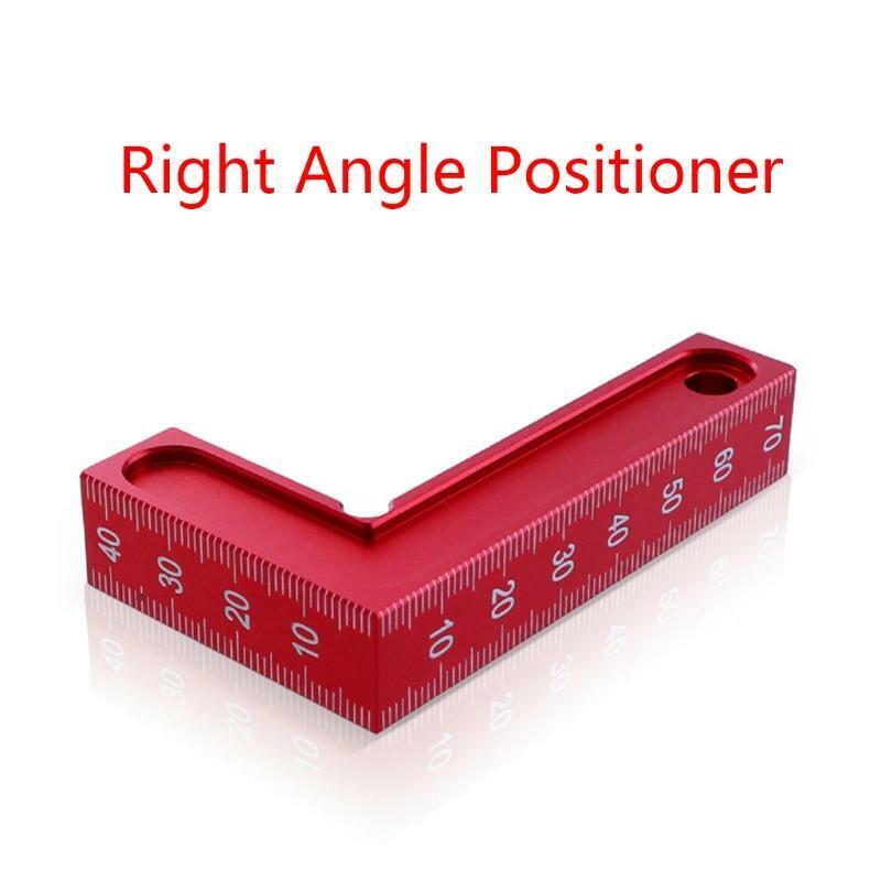 Red Aluminium Alloy Woodworking Corner Clamp Tools Fit for Box/Door/Picture
