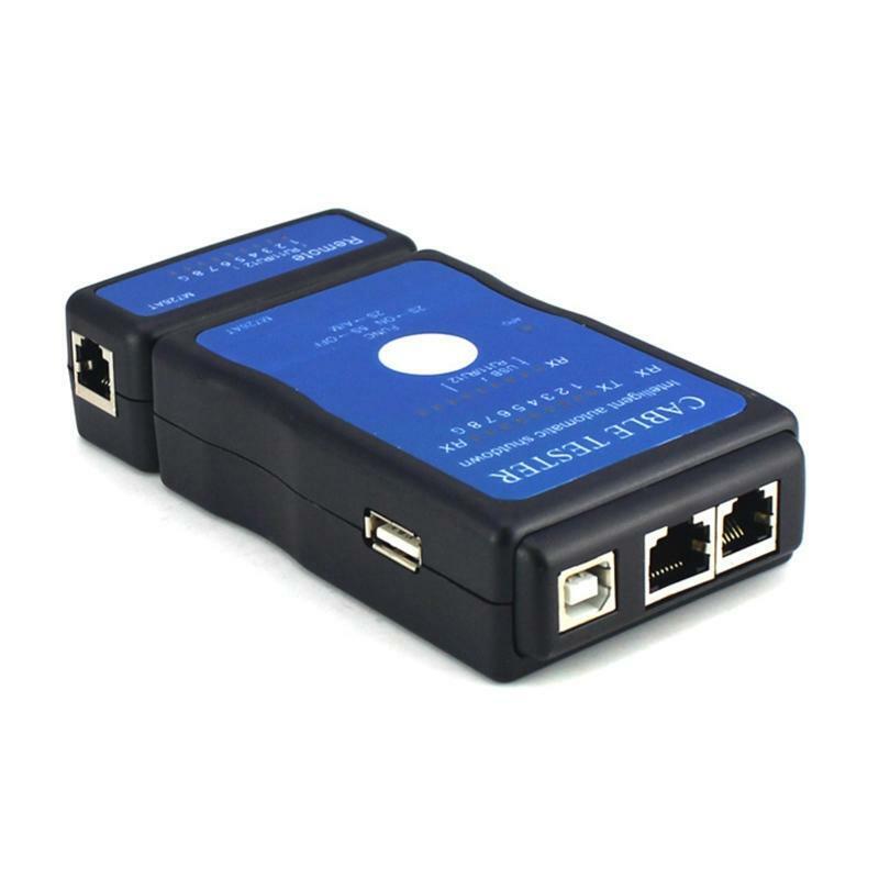 Multifunctional RJ45 Cable Testers Fast Testing without Wait Sturdy Cable Tester
