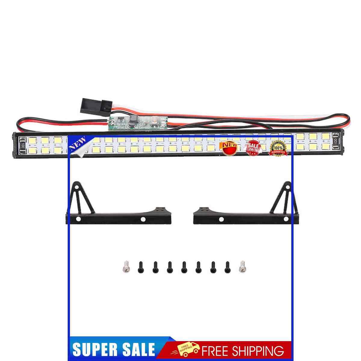RC Car Roof Lamp 48 LED Light Bar for 1/10 Hsp Redcat Traxxas Rc4wd Axial