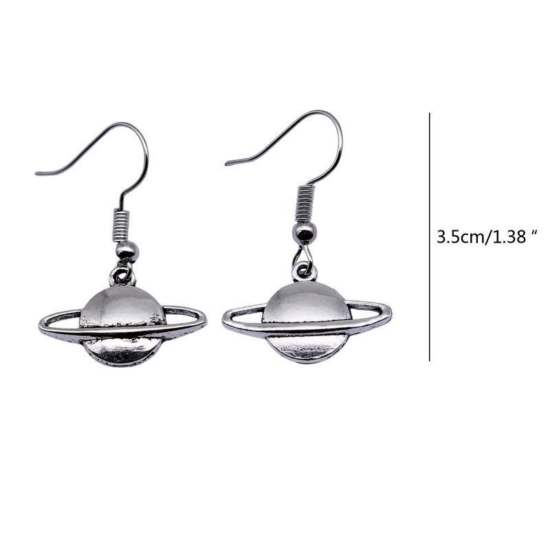 Creative Saturn Earring Fishhook Drop Dangle Earring for Female Women Gifts