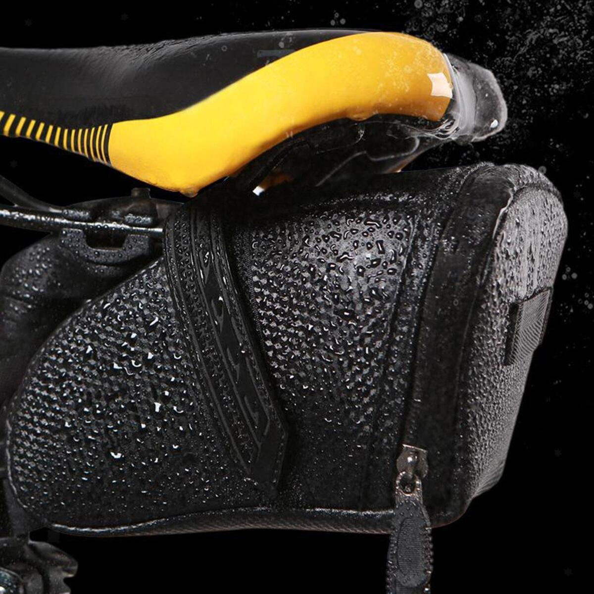 Bike Saddle Bag Cycling Bag Under Seat Waterproof for Rear Light Biking