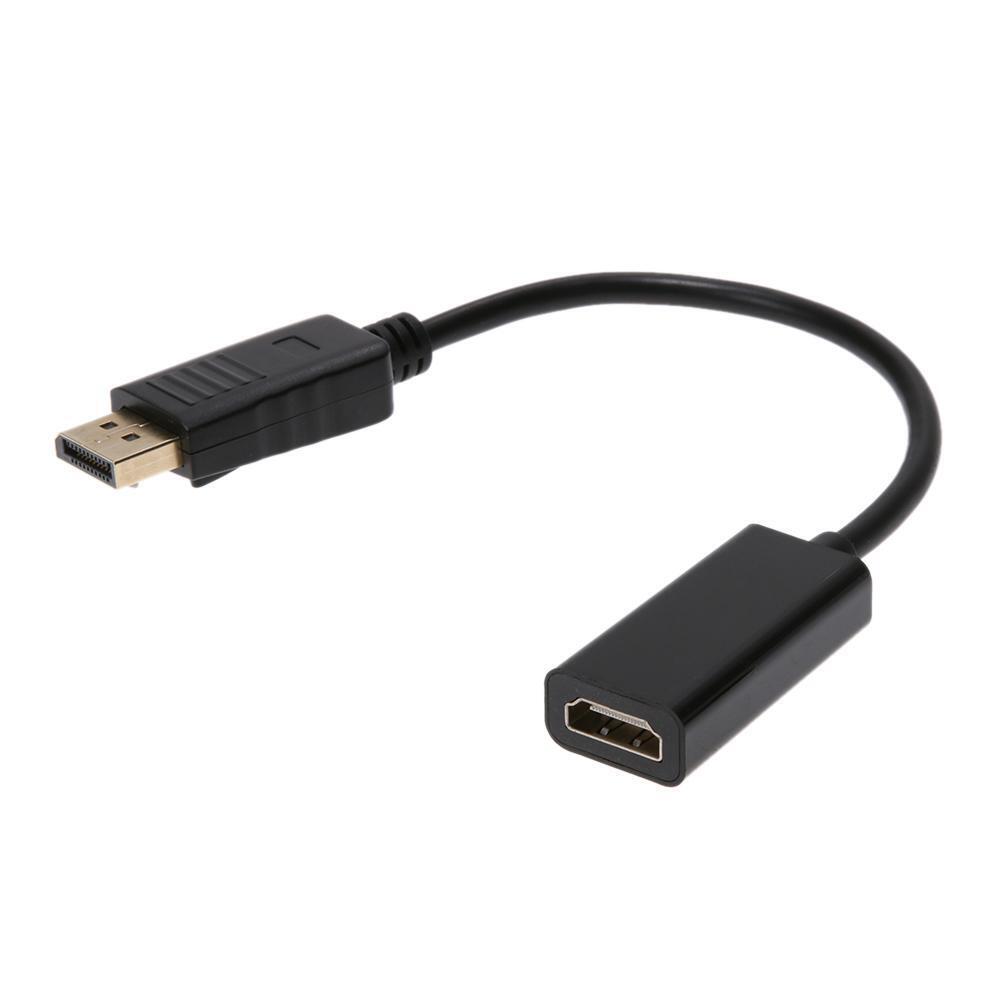 Displayport Male to HDMI-compatible Female 1080P FHD Video Converter Adapte
