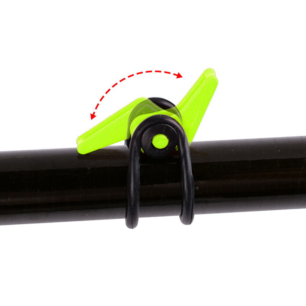 10pcs Fishing Hook Keeper for Fishing Rod Pole Lures Safety Holders (Green)