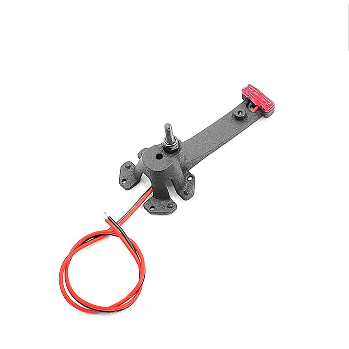 Nylon Spare Tire Holder Bracket with LED Brake Light Parts for CAPO CUB2 RC Car