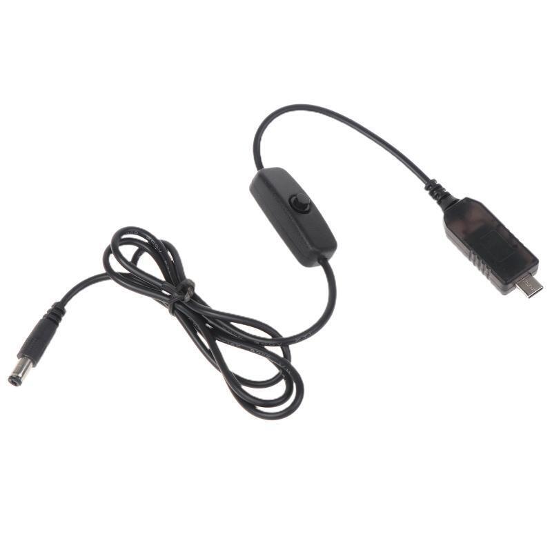 5V USB C to 12V 6W 5.5x2.1mm Power Supply Cable for Wifi Router/Modem DVR Lamp