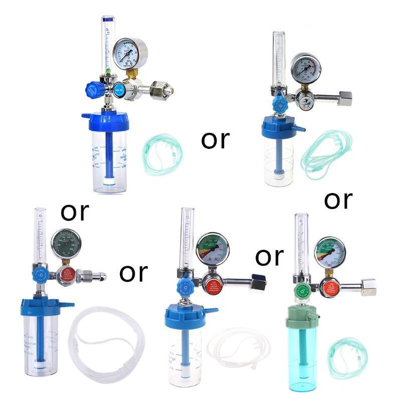 G5/8 Oxygen Flow Meter Absorber Suspension Type Pressure Gauge inhaler Regulator