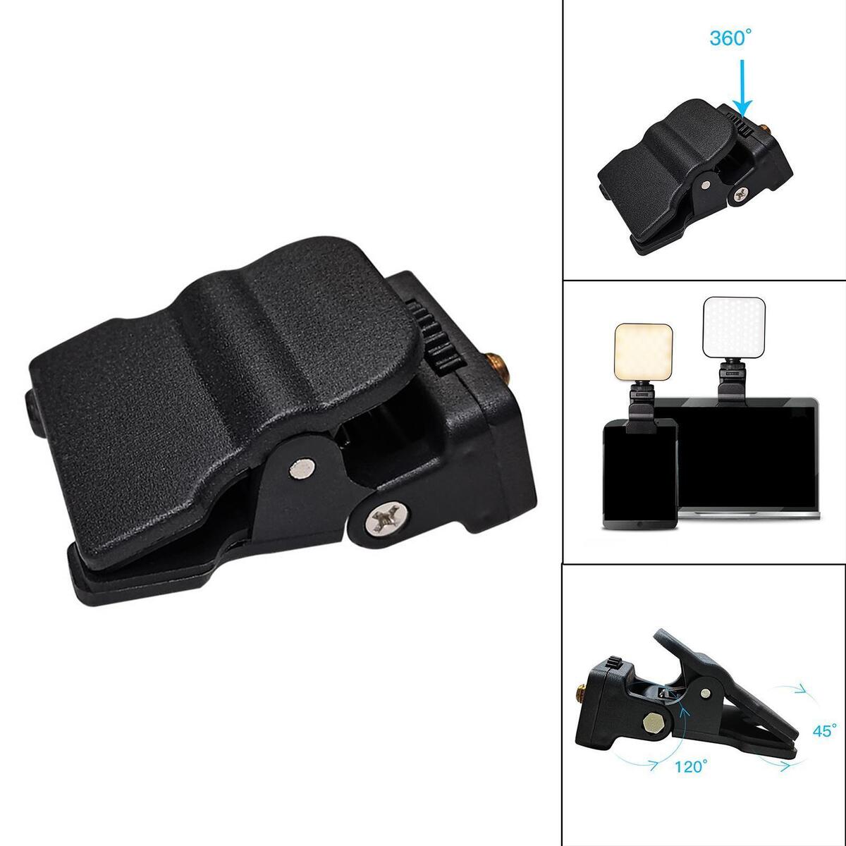 Fill Light Lamp Clip Adapter Universal Bracket for Chatting Laptop Monitor