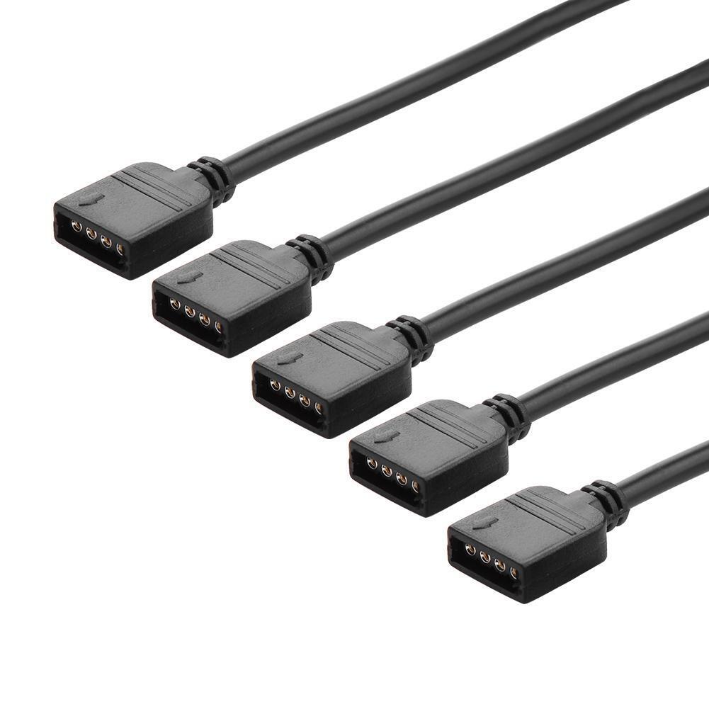 Female to Female 3528/5050 RGB LED Strip Light Connector Cable (1 to 4)