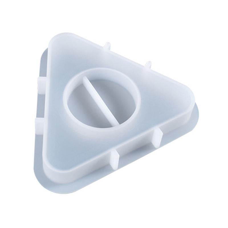 DIY Silicone Mold Candle Holder Mould Handmade Triangular Candle Holder Tea Cup