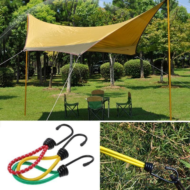 Elastic Rope Buckle Tent Hook Cord Fastener Fixing Band Outdoor Camping Supplies