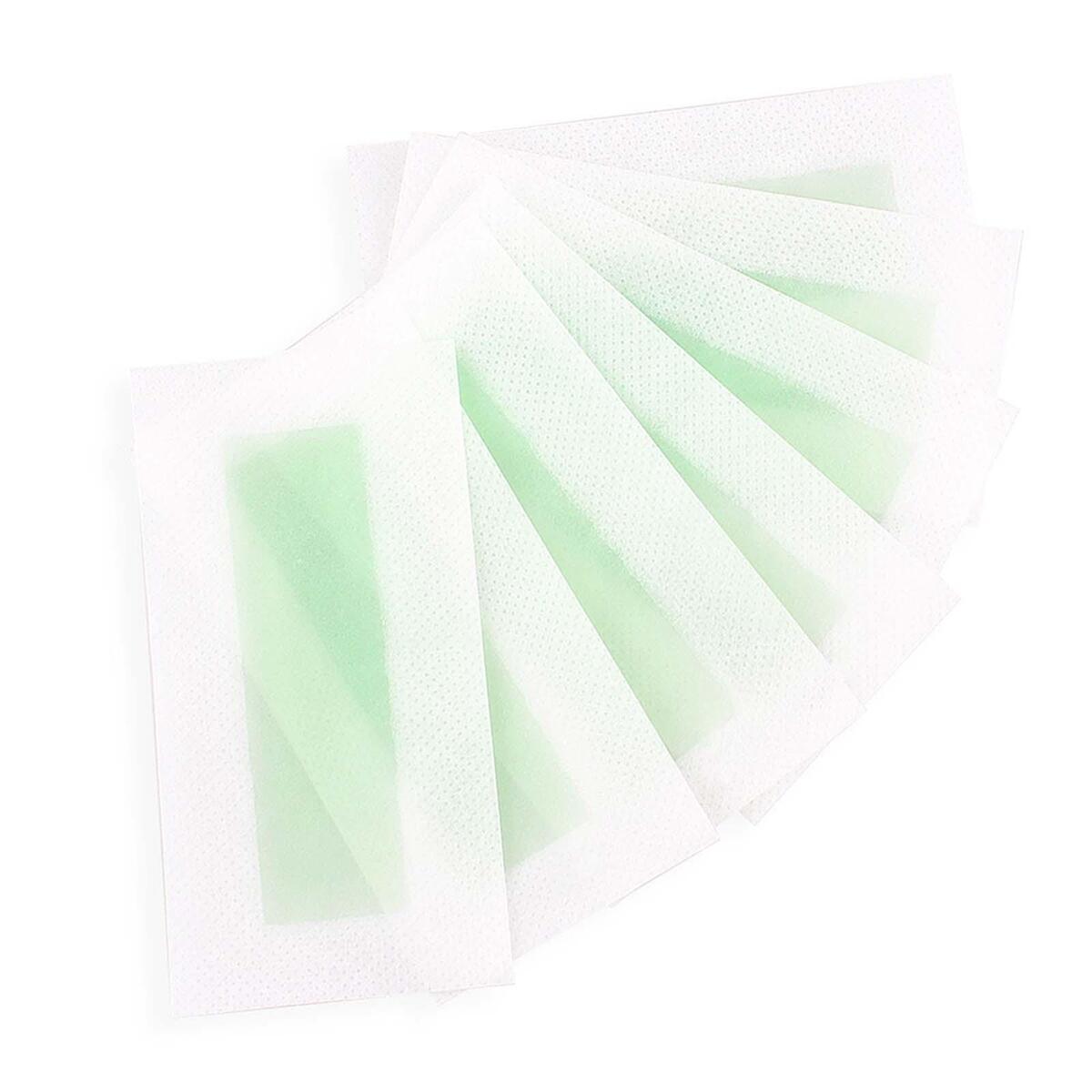24Pcs Hair Removal Wax Strips for Depilation Body Face Arm Eyebrow Wax Paper