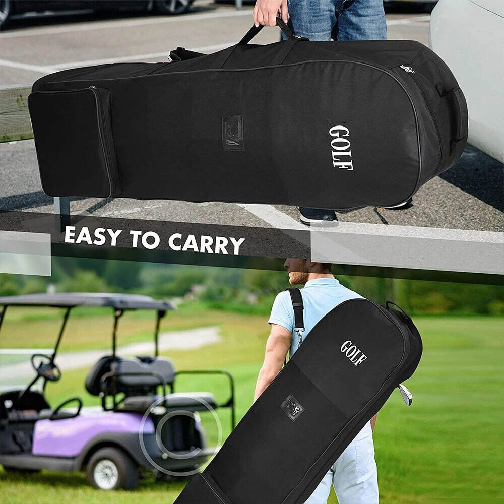 Sports Foldable Training Pouch Golf Club Bag Folding Case Carry Travel Bags