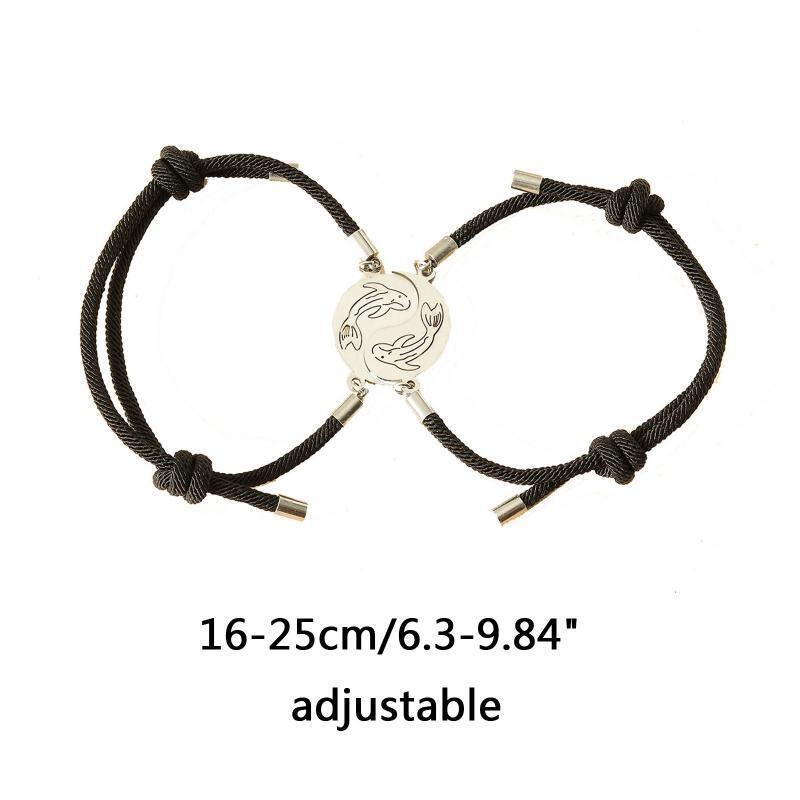 Yin Yang Bracelet European American Nationalities Stainless Steel Fish Bracelets