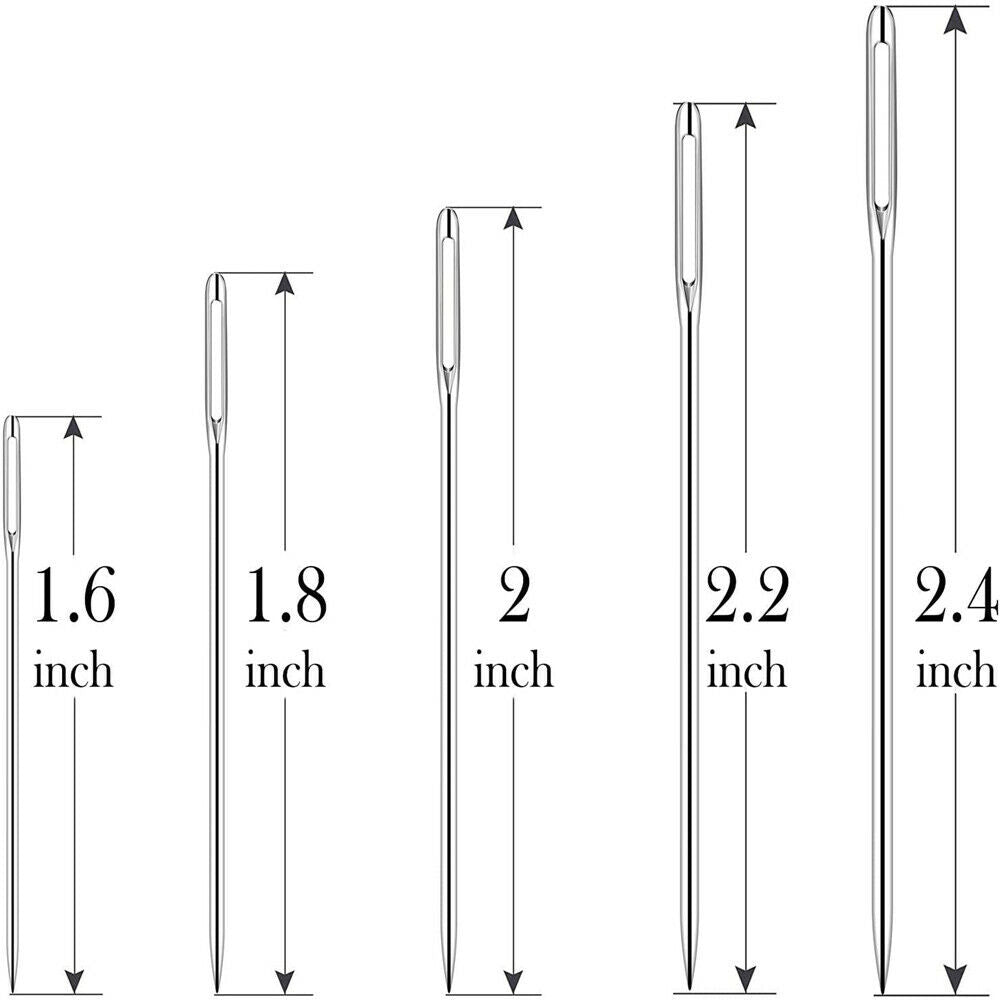 Cross Stitch Hand Sewing Needle Large Eye Needles Mending Craft Sew Pins Kit