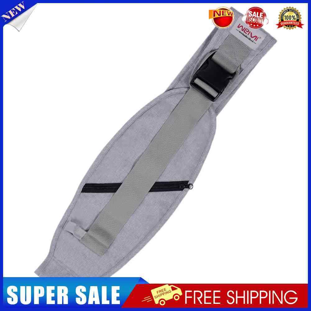 Baby Single Shoulder Sling Strap Toddler Infant Carrier Wrap Belt (Grey)