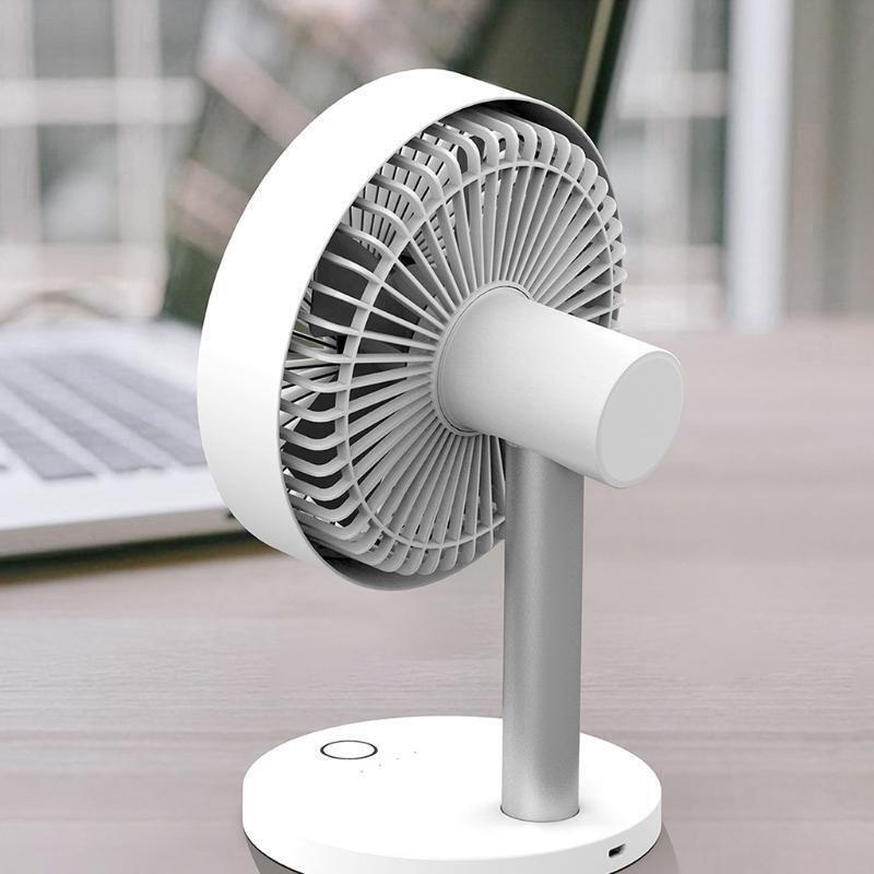 Portable Fan Desktop Fan With 2000mAh Battery USB Fan 3 Speed 100° Rotation