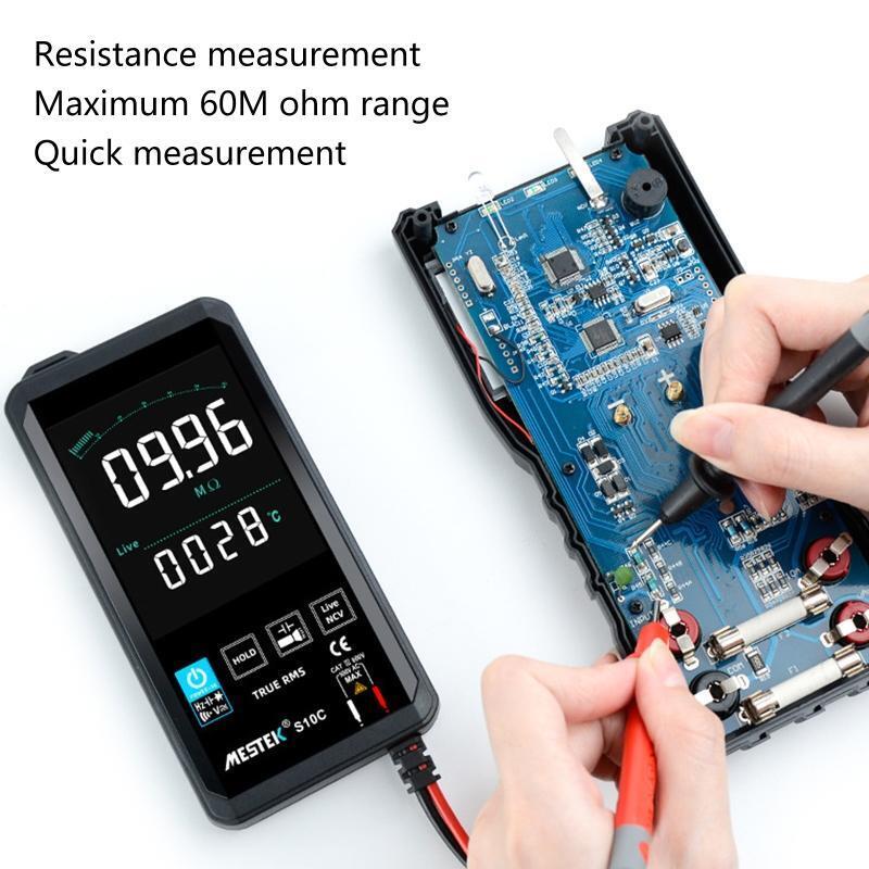 Digital Multimeter Smart Touch Color Screen True RMS 6000 Counts Automotive Mete