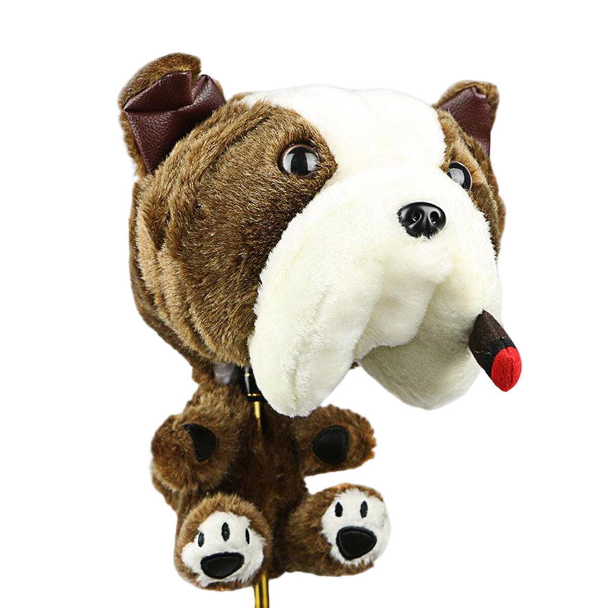 Dogs Golf Club Headcover Wood Head Covers for 460cc Driver Long Durable