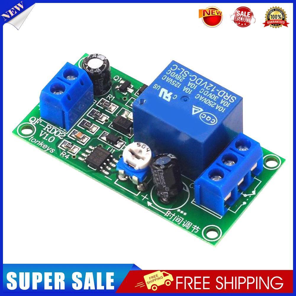 Time Adjustable Delay Relay Module NE555 Timer Control Switch Board 12V DC