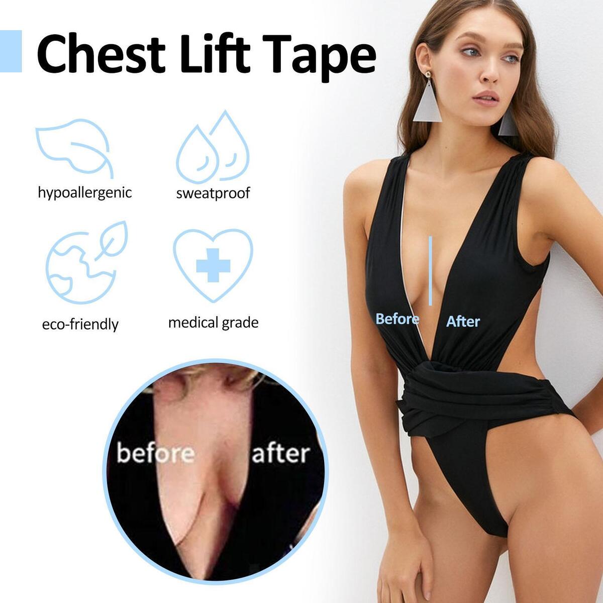 Boob tapes, Lifting Push up Gentle On Skin Strapless Waterproof Contour Lift